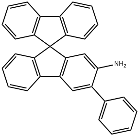 9,9'-Spirobi[9H-fluoren]-2-amine, 3-phenyl- Structure