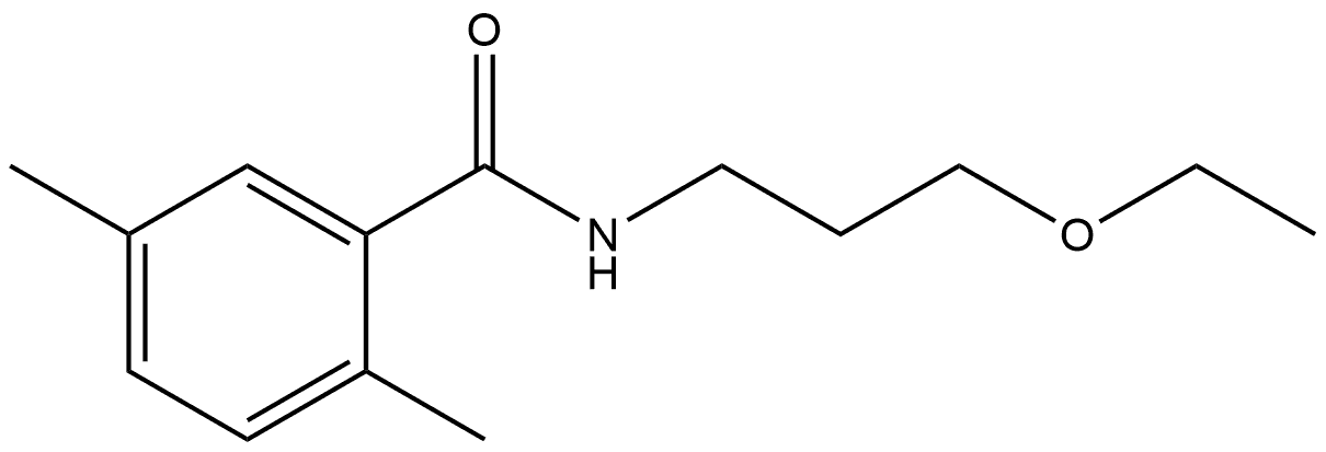 N-(3-Ethoxypropyl)-2,5-dimethylbenzamide Structure