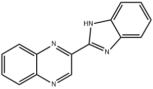 Quinoxaline, 2-(1H-benzimidazol-2-yl)- Structure