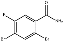 Benzamide, 2,4-dibromo-5-fluoro- Structure