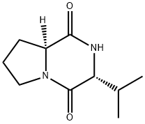 (3S,8aR)-3-(propan-2-yl)-octahydropyrrolo[1,2-a]p
yrazine-1,4-dione Structure