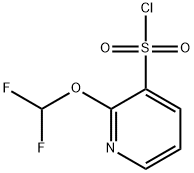 3-Pyridinesulfonyl chloride, 2-(difluoromethoxy)- Structure