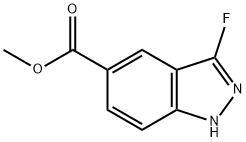 METHYL 3-FLUORO-1H-INDAZOLE-5-CARBOXYLATE Structure