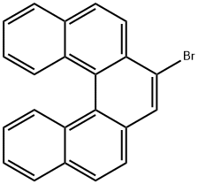 Dibenzo[c,g]phenanthrene, 3-bromo- Structure