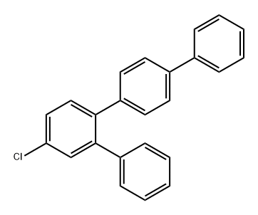 1,1':2',1'':4'',1'''-Quaterphenyl, 5'-chloro- Structure