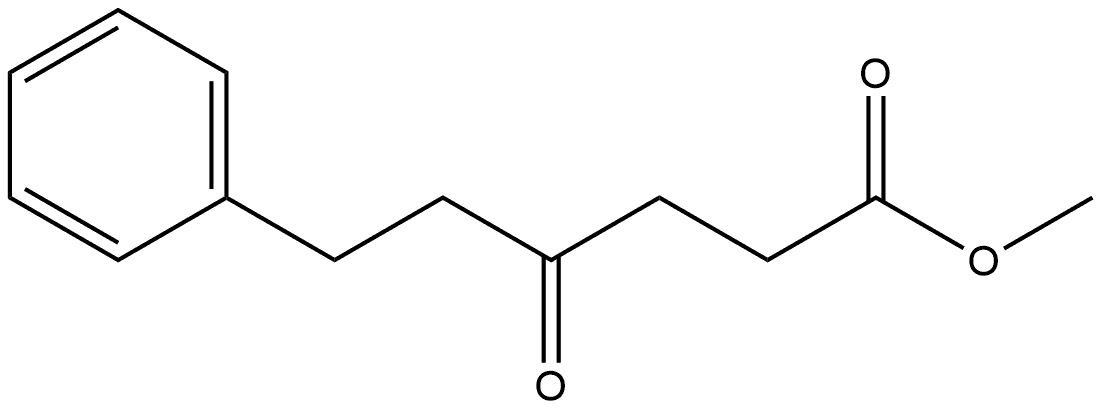 Benzenehexanoic acid, γ-oxo-, methyl ester Structure