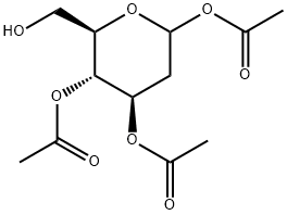 1,3,4-Tri-O-acetyl-2-deoxy-D-glucopyranose Structure