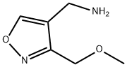 [3-(methoxymethyl)-1,2-oxazol-4-yl]methanamine 구조식 이미지