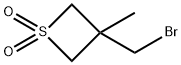 Thietane, 3-(bromomethyl)-3-methyl-, 1,1-dioxide Structure