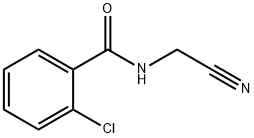 Benzamide, 2-chloro-N-(cyanomethyl)- Structure