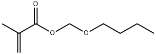 2-Propenoic acid, 2-methyl-, butoxymethyl ester Structure