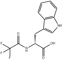 D-Tryptophan, N-(trifluoroacetyl)- (9CI) Structure