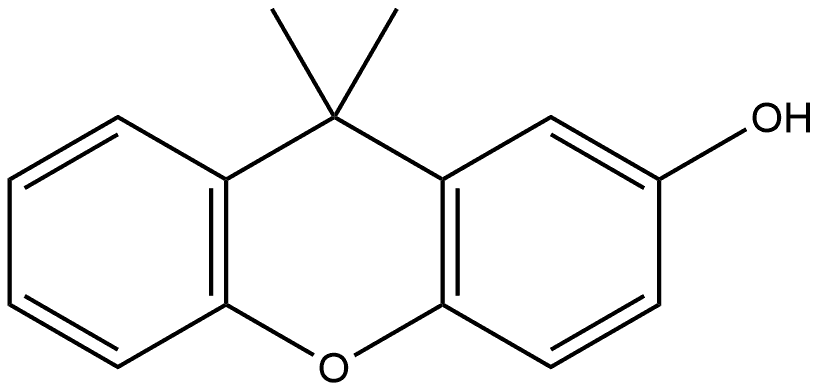 9,9-Dimethyl-9H-xanthen-2-ol Structure