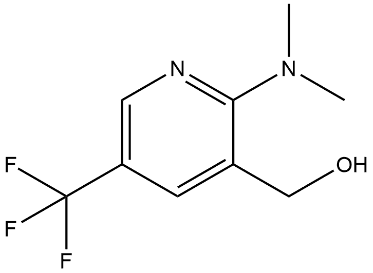 2-(Dimethylamino)-5-(trifluoromethyl)-3-pyridinemethanol Structure