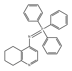 4-Quinolinamine, 5,6,7,8-tetrahydro-N-(triphenylphosphoranylidene)- Structure