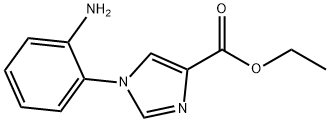 Ethyl 1-(2-aminophenyl)imidazole-4-carboxylate Structure