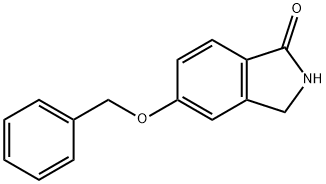 5-(Benzyloxy)-2,3-dihydroisoindol-1-one Structure