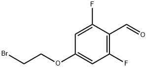 Benzaldehyde, 4-(2-bromoethoxy)-2,6-difluoro- Structure