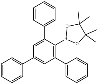 1,3,2-Dioxaborolane, 4,4,5,5-tetramethyl-2-(5'-phenyl[1,1':3',1''-terphenyl]-2'-yl)- Structure