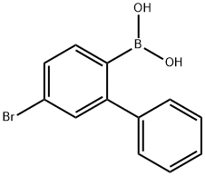 (5-Bromo-[1,1'-biphenyl]-2-yl)boronic acid Structure