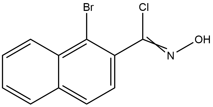 1-Bromo-N-hydroxy-2-naphthimidoyl Chloride Structure