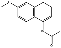 N-(6-Methoxy-3,4-dihydronaphthalen-1-yl)acetamide Structure