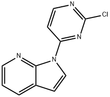 1H-Pyrrolo[2,3-b]pyridine, 1-(2-chloro-4-pyrimidinyl)- Structure
