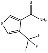 4-(trifluoromethyl)thiophene-3-carbothioamide Structure