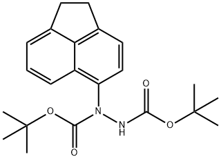 N''-[(tert-butoxy)carbonyl]-N-(1,2-dihydroacenaphthylen-5-yl)(tert-butoxy)carbohydrazide Structure