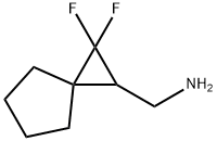 {2,2-difluorospiro[2.4]heptan-1-yl}methanamine Structure