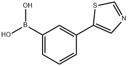 Boronic acid, B-[3-(5-thiazolyl)phenyl]- Structure