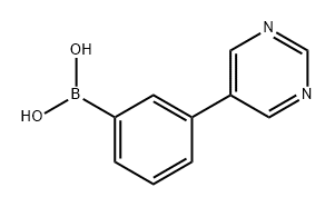 Boronic acid, B-[3-(5-pyrimidinyl)phenyl]- Structure