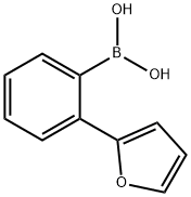 Boronic acid, B-[2-(2-furanyl)phenyl]- Structure