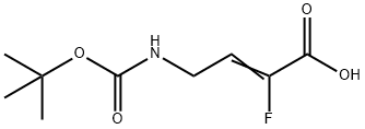 4-{[(tert-butoxy)carbonyl]amino}-2-fluorobut-2-enoic acid 구조식 이미지