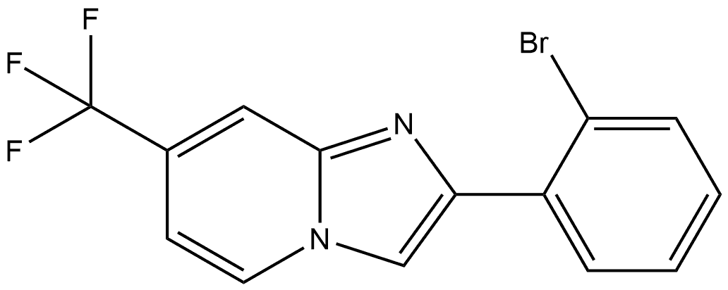 2-(2-Bromophenyl)-7-(trifluoromethyl)imidazo[1,2-a]pyridine Structure