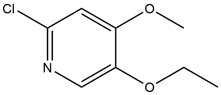 2-Chloro-5-ethoxy-4-methoxypyridine Structure