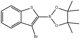 Benzo[b]thiophene, 3-bromo-2-(4,4,5,5-tetramethyl-1,3,2-dioxaborolan-2-yl)- Structure