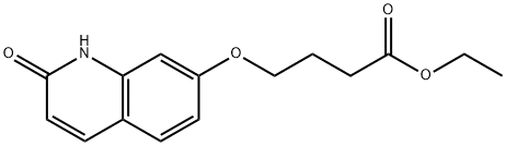 Butanoic acid, 4-[(1,2-dihydro-2-oxo-7-quinolinyl)oxy]-, ethyl ester Structure