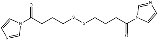 4,4'-disulfanediylbis(1-(1H-imidazol-1-yl)butan-1-one) Structure