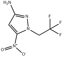 5-nitro-1-(2,2,2-trifluoroethyl)-1H-pyrazol-3-amine Structure