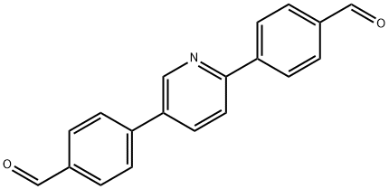 Benzaldehyde, 4,4'-(2,5-pyridinediyl)bis- Structure