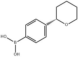 Boronic acid, B-[4-[(2S)-tetrahydro-2H-pyran-2-yl]phenyl]- Structure