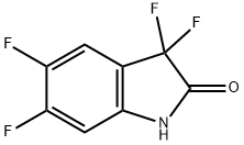 2H-Indol-2-one, 3,3,5,6-tetrafluoro-1,3-dihydro- 구조식 이미지