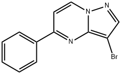 Pyrazolo[1,5-a]pyrimidine, 3-bromo-5-phenyl- Structure