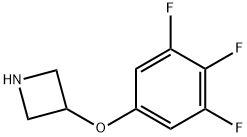 Azetidine, 3-(3,4,5-trifluorophenoxy)- Structure