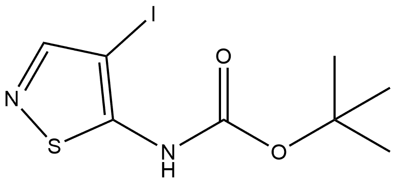 tert-butyl (4-iodoisothiazol-5-yl)carbamate Structure