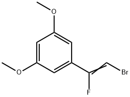 (Z)-1-(2-bromo-1-fluorovinyl)-3,5-dimethoxybenzene Structure