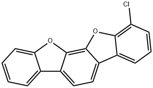 Benzo[2,1-b:3,4-b']bisbenzofuran, 1-chloro- 구조식 이미지