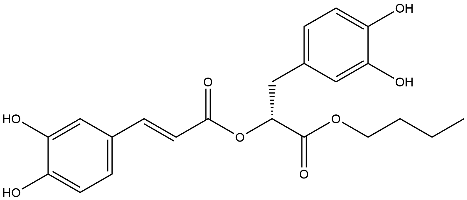 Butyl rosmarinate Structure