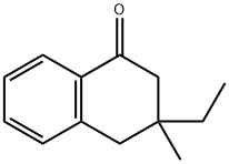 1(2H)-Naphthalenone, 3-ethyl-3,4-dihydro-3-methyl- Structure